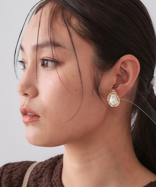 OPAQUE.CLIP / オペーク ドット クリップ ピアス・イヤリング | メタルフレーム×フェイクパールイヤリング | 詳細5