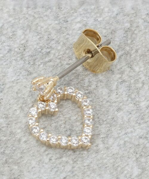 OPAQUE.CLIP / オペーク ドット クリップ ピアス・イヤリング | ハートビジューミニピアス | 詳細2