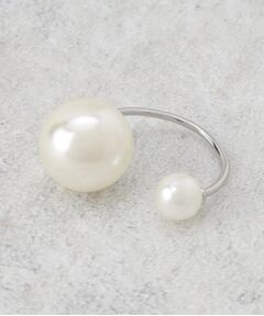 OPAQUE.CLIP / オペーク ドット クリップ リング | ダブルフェイクパールリング