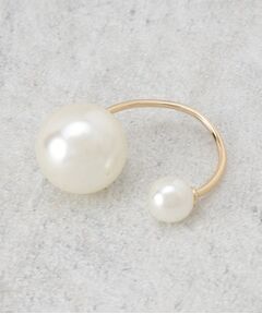 OPAQUE.CLIP / オペーク ドット クリップ リング | ダブルフェイクパールリング