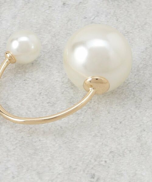 OPAQUE.CLIP / オペーク ドット クリップ リング | ダブルフェイクパールリング | 詳細3