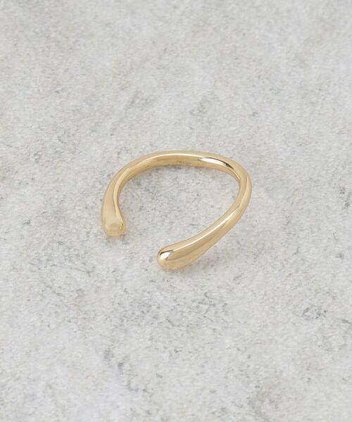 OPAQUE.CLIP / オペーク ドット クリップ リング | ビジューダブルラインセットリング | 詳細3