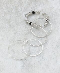OPAQUE.CLIP / オペーク ドット クリップ リング | 5連リング