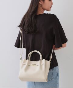 OPAQUE.CLIP / オペーク ドット クリップ ショルダーバッグ | 【軽量/2WAY/通勤対応】フロントベルトデザインミドルトートバッグ