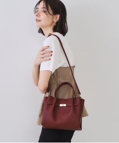 OPAQUE.CLIP / オペーク ドット クリップ ショルダーバッグ | 【軽量/2WAY/通勤対応】フロントベルトデザインミドルトートバッグ