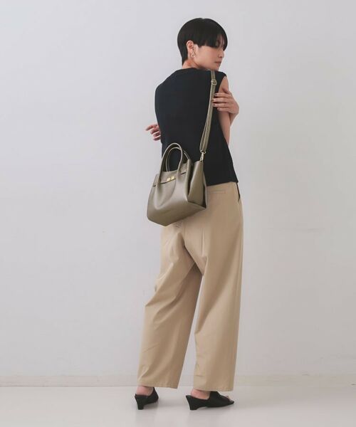 OPAQUE.CLIP / オペーク ドット クリップ ショルダーバッグ | 【軽量/2WAY/通勤対応】フロントベルトデザインミドルトートバッグ | 詳細12