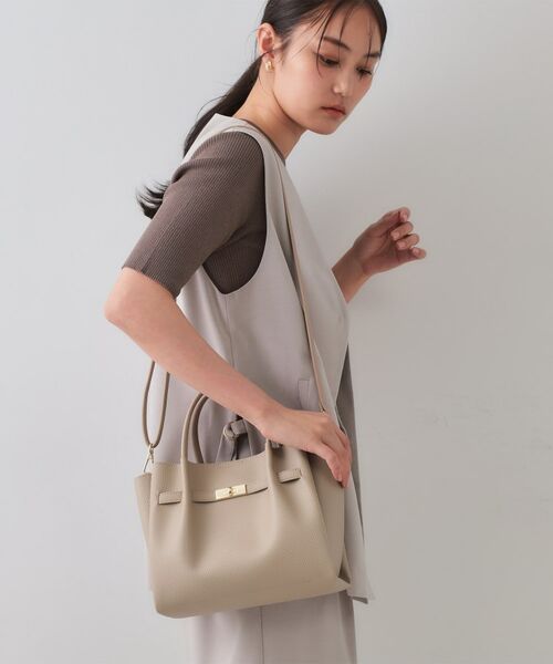 OPAQUE.CLIP / オペーク ドット クリップ ショルダーバッグ | 【軽量/2WAY/通勤対応】フロントベルトデザインミドルトートバッグ | 詳細13