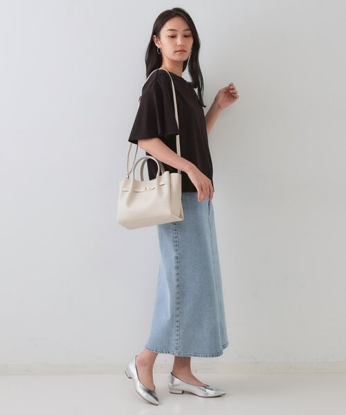 OPAQUE.CLIP / オペーク ドット クリップ ショルダーバッグ | 【軽量/2WAY/通勤対応】フロントベルトデザインミドルトートバッグ | 詳細2