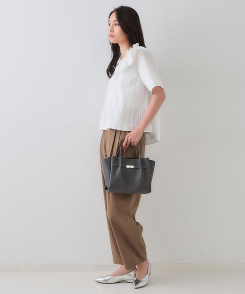 OPAQUE.CLIP / オペーク ドット クリップ ショルダーバッグ | 【軽量/2WAY/通勤対応】フロントベルトデザインミドルトートバッグ | 詳細4
