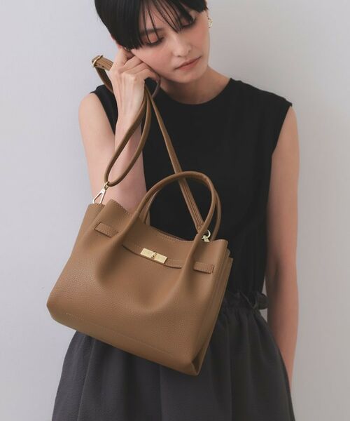 OPAQUE.CLIP / オペーク ドット クリップ ショルダーバッグ | 【軽量/2WAY/通勤対応】フロントベルトデザインミドルトートバッグ | 詳細7