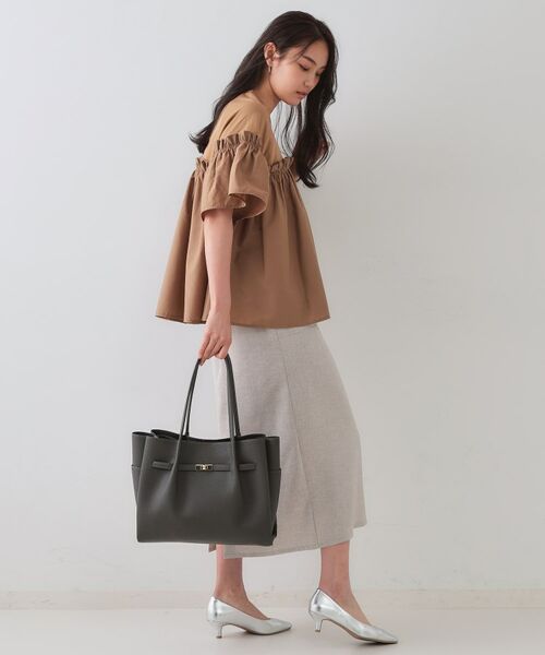 OPAQUE.CLIP / オペーク ドット クリップ トートバッグ | 【軽量/A4サイズ対応/通勤対応】フロントベルトデザイントートバッグ | 詳細4