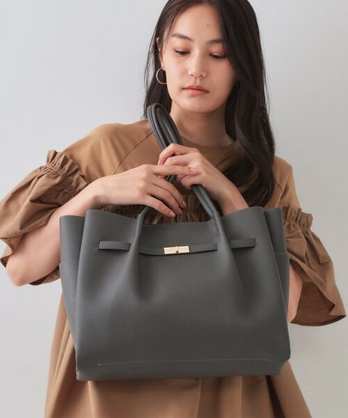 OPAQUE. CLIP/オペーク ドット クリップ 【軽量/A4サイズ対応/通勤対応】フロントベルトデザイントートバッグ チャコールグレー(014) 00