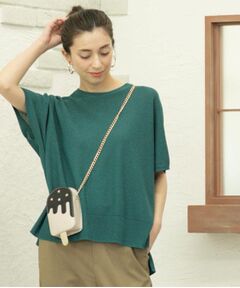 OPAQUE.CLIP / オペーク ドット クリップ ニット・セーター | 《5色展開/S-LLサイズ》リラクシーメッシュニット【洗濯機洗い可】