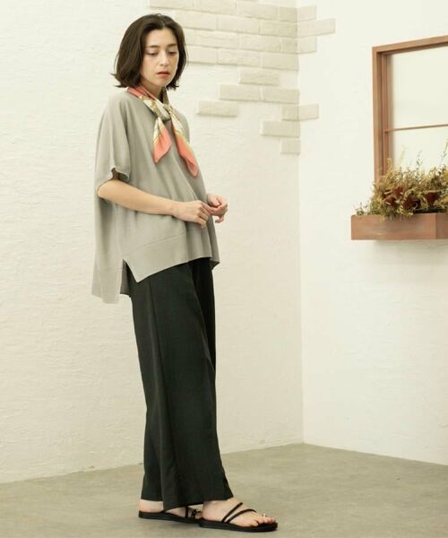 OPAQUE.CLIP / オペーク ドット クリップ ニット・セーター | 《5色展開/S-LLサイズ》リラクシーメッシュニット【洗濯機洗い可】 | 詳細12