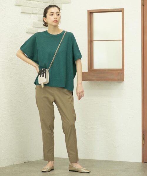 OPAQUE.CLIP / オペーク ドット クリップ ニット・セーター | 《5色展開/S-LLサイズ》リラクシーメッシュニット【洗濯機洗い可】 | 詳細22