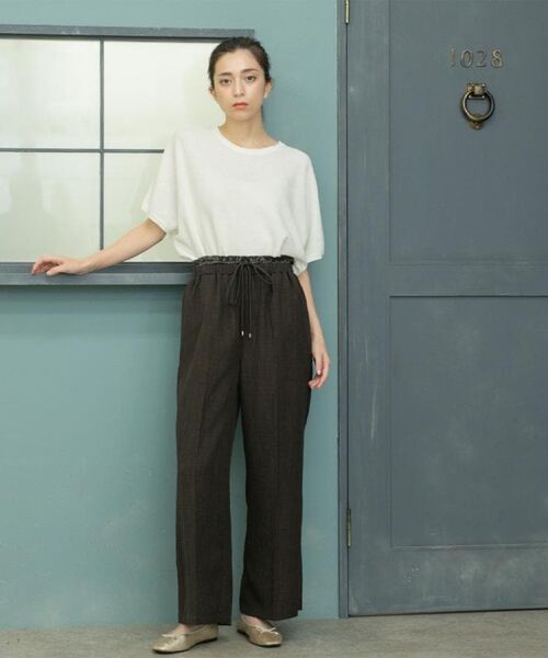 OPAQUE.CLIP / オペーク ドット クリップ ニット・セーター | 《5色展開/S-LLサイズ》リラクシーメッシュニット【洗濯機洗い可】 | 詳細5