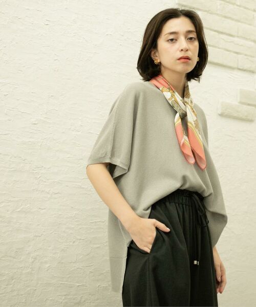 OPAQUE.CLIP / オペーク ドット クリップ ニット・セーター | 《5色展開/S-LLサイズ》リラクシーメッシュニット【洗濯機洗い可】 | 詳細7