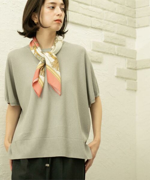 OPAQUE.CLIP / オペーク ドット クリップ ニット・セーター | 《5色展開/S-LLサイズ》リラクシーメッシュニット【洗濯機洗い可】 | 詳細8