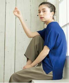 OPAQUE.CLIP / オペーク ドット クリップ ニット・セーター | 《6色展開/S-LLサイズ》ドルマンスリーブニット【UV/接触冷感/洗濯機洗い可/抗ピル】