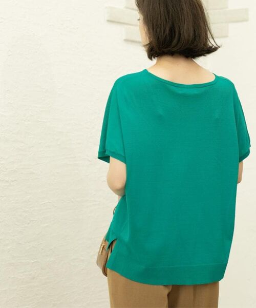 OPAQUE.CLIP / オペーク ドット クリップ ニット・セーター | 《6色展開/S-LLサイズ》ドルマンスリーブニット【UV/接触冷感/洗濯機洗い可/抗ピル】 | 詳細12