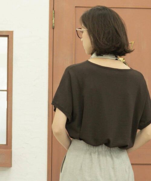 OPAQUE.CLIP / オペーク ドット クリップ ニット・セーター | 《6色展開/S-LLサイズ》ドルマンスリーブニット【UV/接触冷感/洗濯機洗い可/抗ピル】 | 詳細19