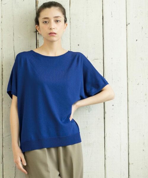 OPAQUE.CLIP / オペーク ドット クリップ ニット・セーター | 《6色展開/S-LLサイズ》ドルマンスリーブニット【UV/接触冷感/洗濯機洗い可/抗ピル】 | 詳細28