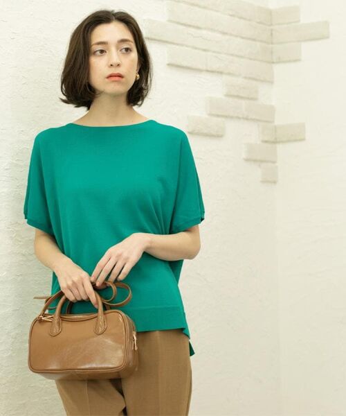 OPAQUE.CLIP / オペーク ドット クリップ ニット・セーター | 《6色展開/S-LLサイズ》ドルマンスリーブニット【UV/接触冷感/洗濯機洗い可/抗ピル】 | 詳細8