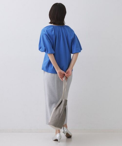 OPAQUE.CLIP / オペーク ドット クリップ カットソー | バルーンスリーブトップス/セットアップ対応【UVケア/接触冷感/洗濯機洗い可】 | 詳細11