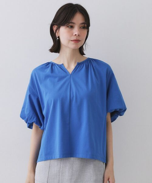 OPAQUE.CLIP / オペーク ドット クリップ カットソー | バルーンスリーブトップス/セットアップ対応【UVケア/接触冷感/洗濯機洗い可】 | 詳細13