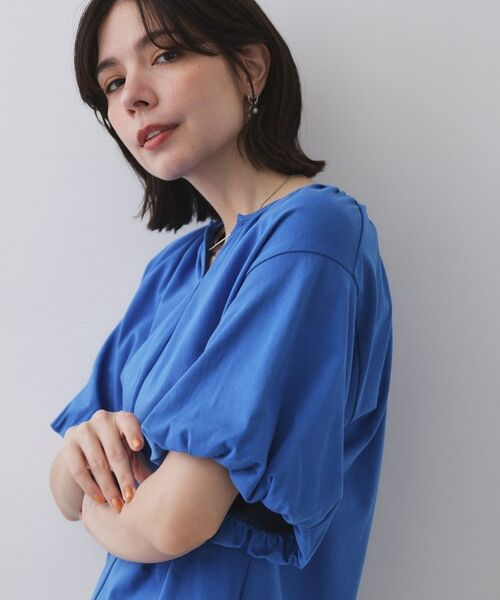 OPAQUE.CLIP / オペーク ドット クリップ カットソー | バルーンスリーブトップス/セットアップ対応【UVケア/接触冷感/洗濯機洗い可】 | 詳細9