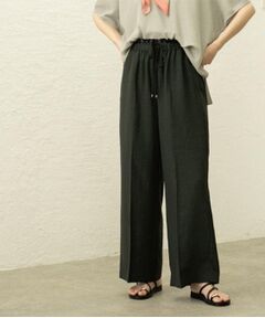 OPAQUE.CLIP / オペーク ドット クリップ パンツ | ウエストサテン使いイージーワイドパンツ【洗濯機洗い可】