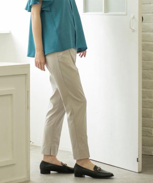 OPAQUE.CLIP / オペーク ドット クリップ ショート・ハーフ・半端丈パンツ | 《S-LLサイズ》ハイストレッチスティックパンツ【洗濯機洗い可/接触冷感】 | 詳細10