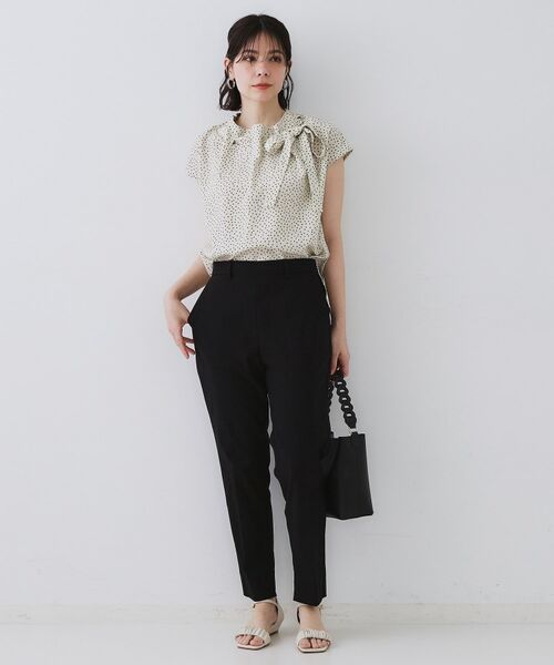 OPAQUE.CLIP / オペーク ドット クリップ ショート・ハーフ・半端丈パンツ | 《S-LLサイズ》ハイストレッチスティックパンツ【洗濯機洗い可/接触冷感】 | 詳細22