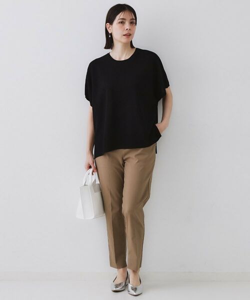 OPAQUE.CLIP / オペーク ドット クリップ ショート・ハーフ・半端丈パンツ | 《S-LLサイズ》ハイストレッチスティックパンツ【洗濯機洗い可/接触冷感】 | 詳細27