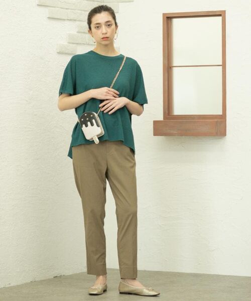 OPAQUE.CLIP / オペーク ドット クリップ ショート・ハーフ・半端丈パンツ | 《S-LLサイズ》ハイストレッチスティックパンツ【洗濯機洗い可/接触冷感】 | 詳細6