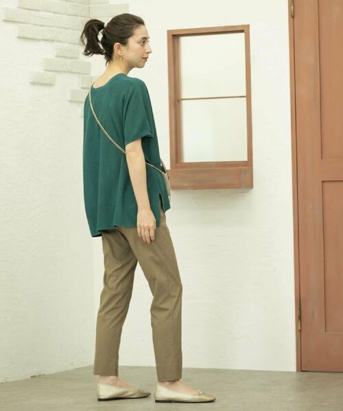 OPAQUE.CLIP / オペーク ドット クリップ ショート・ハーフ・半端丈パンツ | 《S-LLサイズ》ハイストレッチスティックパンツ【洗濯機洗い可/接触冷感】 | 詳細9