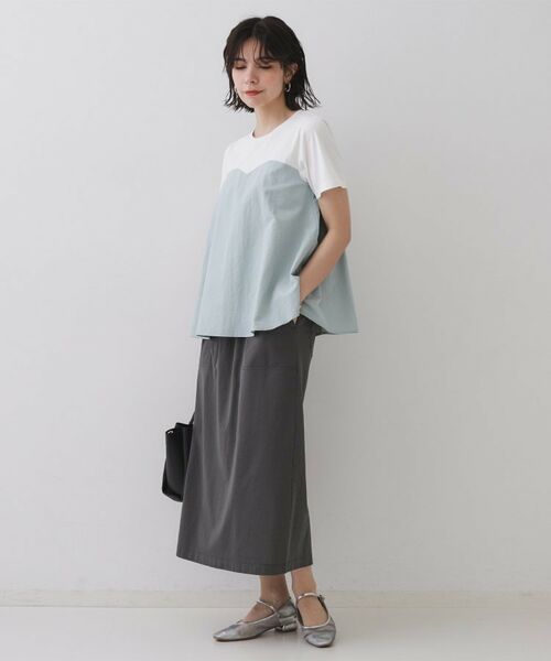 OPAQUE.CLIP / オペーク ドット クリップ ロング・マキシ丈スカート | イージーナロースカート/セットアップ対応【UVケア/接触冷感/洗濯機洗い可】 | 詳細2