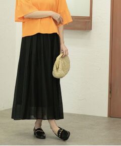【関税込み】ALAINPAUL ブラック Tights マキシスカート CHIC STYLE スカート Aラインナローマキシスカート(脇丈91cm