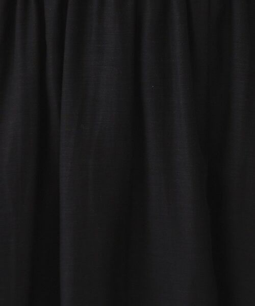 OPAQUE.CLIP / オペーク ドット クリップ ロング・マキシ丈スカート | 麻混シアーギャザーフレアスカート【洗濯機洗い可】 | 詳細23