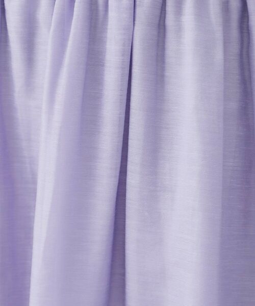 OPAQUE.CLIP / オペーク ドット クリップ ロング・マキシ丈スカート | 麻混シアーギャザーフレアスカート【洗濯機洗い可】 | 詳細28