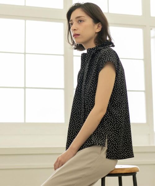 OPAQUE.CLIP / オペーク ドット クリップ シャツ・ブラウス | ラッピングボウタイドットブラウス【洗濯機洗い可】 | 詳細13