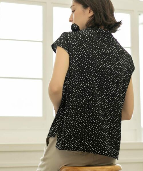 OPAQUE.CLIP / オペーク ドット クリップ シャツ・ブラウス | ラッピングボウタイドットブラウス【洗濯機洗い可】 | 詳細14