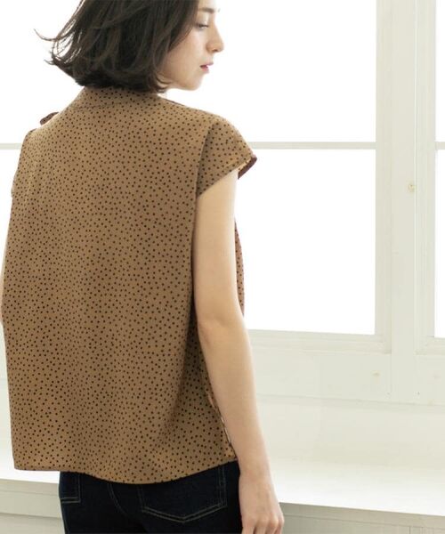 OPAQUE.CLIP / オペーク ドット クリップ シャツ・ブラウス | ラッピングボウタイドットブラウス【洗濯機洗い可】 | 詳細20