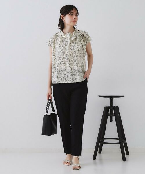 OPAQUE.CLIP / オペーク ドット クリップ シャツ・ブラウス | ラッピングボウタイドットブラウス【洗濯機洗い可】 | 詳細23