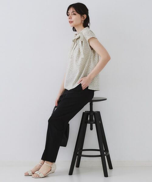 OPAQUE.CLIP / オペーク ドット クリップ シャツ・ブラウス | ラッピングボウタイドットブラウス【洗濯機洗い可】 | 詳細24