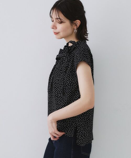 OPAQUE.CLIP / オペーク ドット クリップ シャツ・ブラウス | ラッピングボウタイドットブラウス【洗濯機洗い可】 | 詳細27