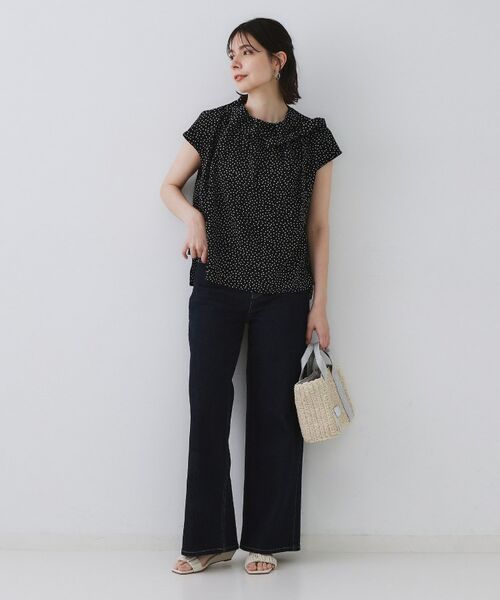 OPAQUE.CLIP / オペーク ドット クリップ シャツ・ブラウス | ラッピングボウタイドットブラウス【洗濯機洗い可】 | 詳細28