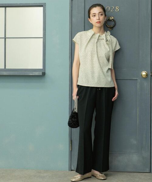 OPAQUE.CLIP / オペーク ドット クリップ シャツ・ブラウス | ラッピングボウタイドットブラウス【洗濯機洗い可】 | 詳細6