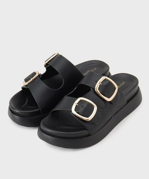 OPAQUE.CLIP / オペーク ドット クリップ サンダル | 【軽量】ゴールドバックルフットベッドサンダル | 詳細2