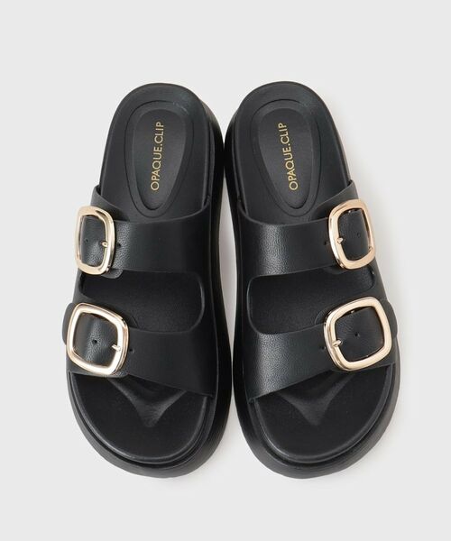 OPAQUE.CLIP / オペーク ドット クリップ サンダル | 【軽量】ゴールドバックルフットベッドサンダル | 詳細5